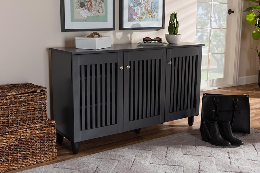 Baxton Studio Shoe Cabinet