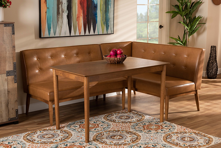 WoW Baxton Studio Mid-Century Arvid Series Breakfast Sets