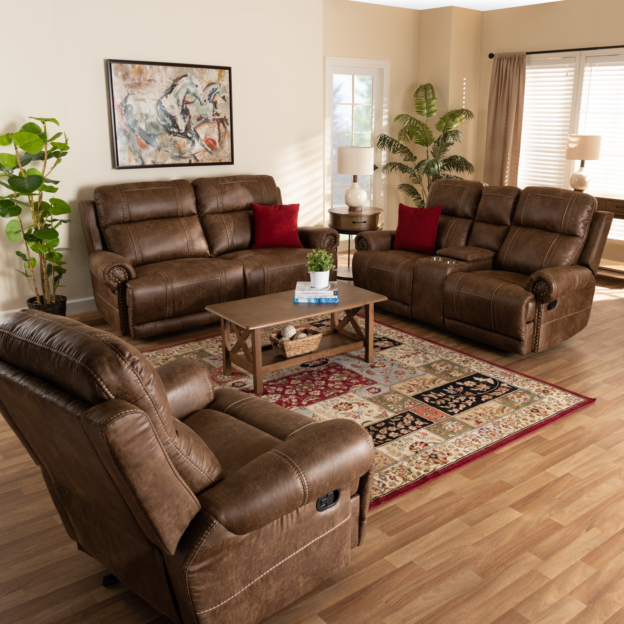 Living Room Sets By Buckley, Brown Living Room Set