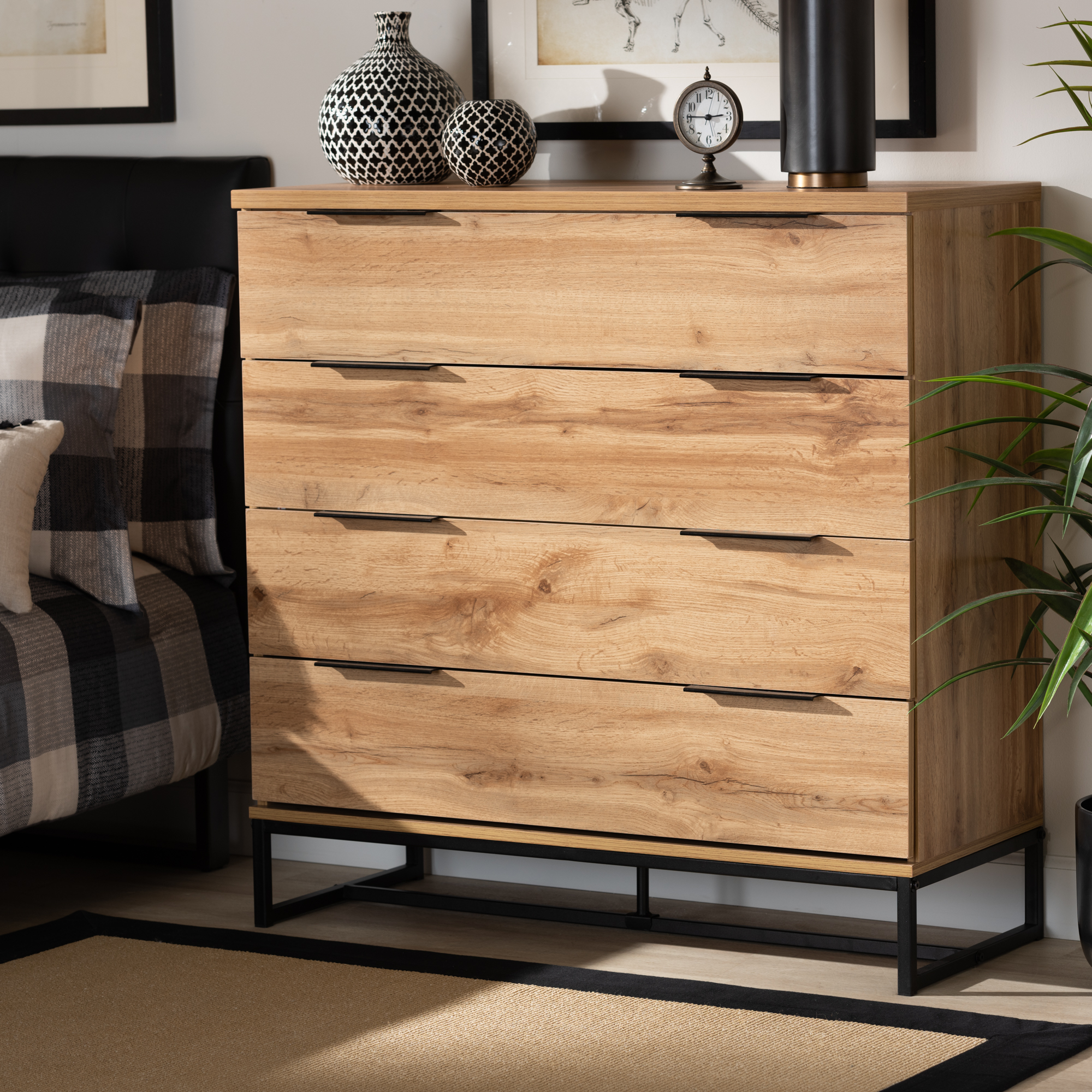 Contemporary Design Dressers By Reid, Oak Bedroom Furniture Dressers